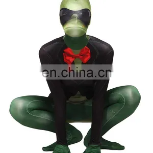 Green Frog Full Body Spandex Lycra Catsuit Cosplay Party Dress Funny Costume thumbnail-5
