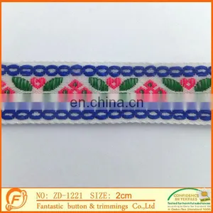 2cm of Width Nice Embroidered Fashion Braid for Clothes thumbnail-1