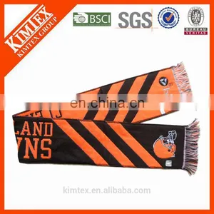 2016 Acrylic Woven Football Team Scarf thumbnail-3