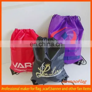 Customized Camouflage Cheap Nylon Drawstring Bag thumbnail-1