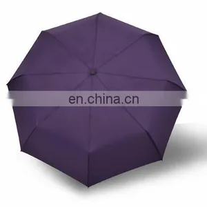 High Quality Bussiness Genuine Leather Handle Brand Sun Rain Umbrella 3 Fold Anti UV French Royal Umbrellas For/8K/106CM thumbnail-2