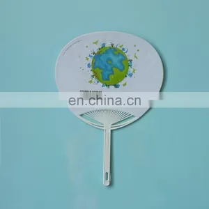 Fashionable Promotion Paper Sticker Plastic Round Fan thumbnail-4
