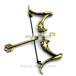 Metal Bow and Arrow Set Weapon Model Legend of Zelda Weapon Jewelry thumbnail-2