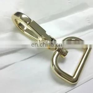 Customized High Quality Handmade Polishing Metal Snap Hooks With Buckle thumbnail-2