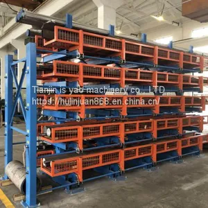 Storage of Round Steel Square Steel Channel Steel Angle Steel Beams Choosing Telescopic Cantilever Racking thumbnail-4
