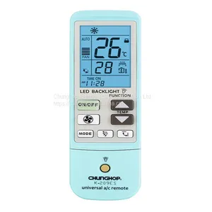 K-209ES Big Button Large Display Slider Compatible With Original Air Conditioner Remote Control LED Backlight thumbnail-1