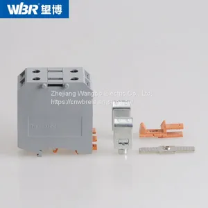 High Current Terminal DIN Rail Terminal Block UKH50 thumbnail-3