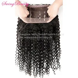 Swiss 360 Full Lace Frontal Wigs 100% Natural Remy Human Hair Extensions thumbnail-3