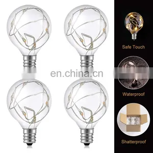 Outdoor Decoration Lights G40 LED Copper Wire Bulb LED String Light 25ft-US Plug thumbnail-1