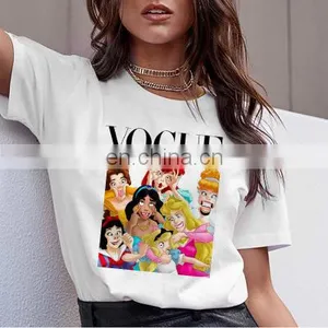 2020 Princess Vogue Tee Women Summer Graphic T-Shirts thumbnail-1