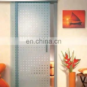 Customized Interior Frosted Glass Hinge Swing Door thumbnail-3