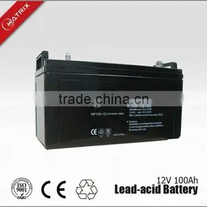 12V 100Ah Deep Cycle Battery for Solar System thumbnail-1