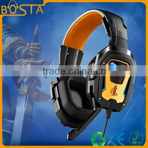 Wholesale Factory Design Fashion Stereo Best Selling 7.1 Sound LED Gaming Headsets thumbnail-2