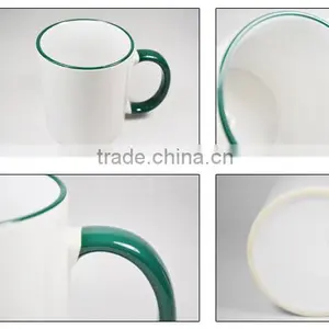 350ml Handle And Mouse Colorful Sublimation Coated White Drinking Mug thumbnail-2