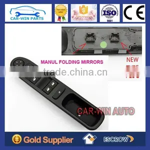 BRAND NEW Window Switch for Peugeot 307 NEW MANUL MIRROR, AUTO ELECTRIC WINDOW LIFTER SWITCH CONSOLE FOR PEUGEOT 307 Quality Choice thumbnail-1