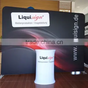 10 x 10ft Curved Shape Tension Tradeshow Display Booth thumbnail-1