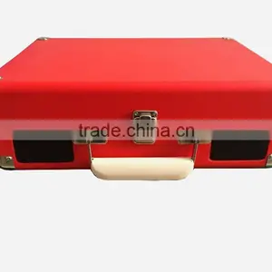 Buy Vinyl Player Bluetooth Recordable Turntable Player With Lithium Rechargeable Battery thumbnail-4