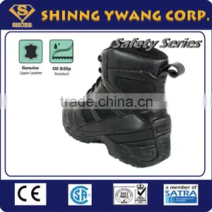 6 Inches Black Leather Tactical Army Boot thumbnail-3