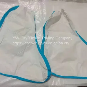 Professional Manufacture Cheap Disposable Foot Antistatic Medical Lace-up Isolation Shoe Covers thumbnail-2