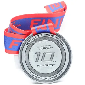 Custom Metal Wooden Crystal Material 2022 Marathon Medal Display Half Marathon Medals thumbnail-2