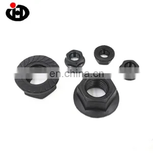Hot Sale JINGHONG DIN6923 Serrated Black Hex Flange Nut thumbnail-5