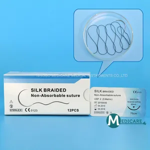Surgical Suture Silk Suture Non-Absorbable Suture thumbnail-1