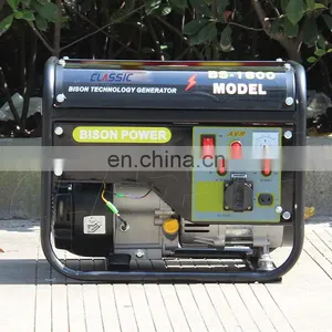 BISON CHINA 1000w Gasoline Generator Air Cooled Single Phase 50hz 60hz Portable 1 kw Generator thumbnail-2