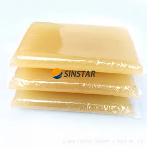 Good Adhesive Hot Melt Adhesive Technical Gelatin Glue Transparent Jelly Double-side Adhesive Glue for Semi Automatic Machine thumbnail-1