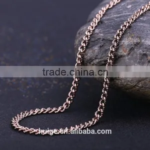 2015 China Supplier Gold Jewellery Long Fashion Chain & Coffee Gold Plated Link Chain thumbnail-2