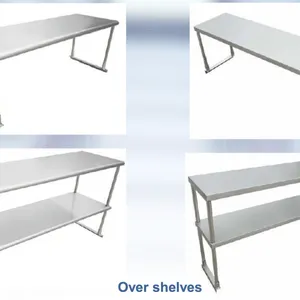 Over Shelves- Stainless Steel, Commercial Kitchen thumbnail-1