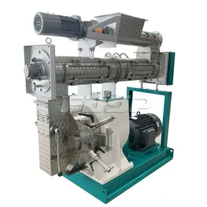 1-1.5 T/H Feed Granulator SZLH250 Poultry Ring Die Pellet Mill thumbnail-1