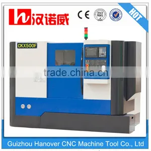 CKX500F China Big Spindle Bore 82mm Slant Bed CNC Lathe With 8/12 Station Hydraulic Tool Turret and Tailstock thumbnail-4
