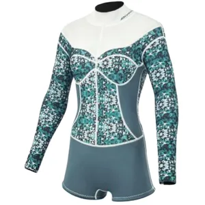 Sexy Super Shorty Longarm Shorty Wetsuit Long Sleeve Shorty Wear thumbnail-1