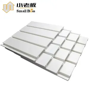 Manufacturer Premium PVC Slatwall Panel Slat Wall for Garage thumbnail-6