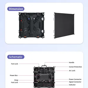 High Definition 4K LED Video Wall Indoor/outdoor Rental LED Screen Panel thumbnail-2