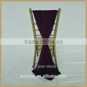 SH043J Hotsale and Popular Chiffon Blush Chair Sashes thumbnail-5