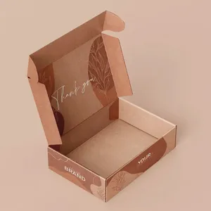 Foldable Kraft Small Paper Packaging Window Box thumbnail-2