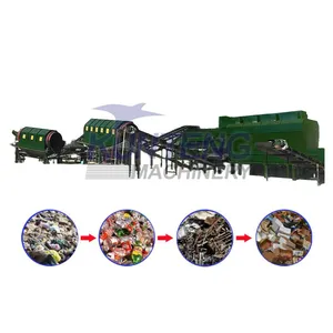Construction&Demolition Waste Recycling Plant Sorting Belt Conveyor System for Garbage to Power Production Line EPC thumbnail-1