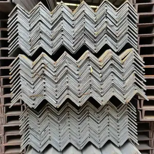 Factory Direct Sale ASTM A36 S235jr S275jr A572 Ss400 Mild Carbon Iron Hot Rolled Equal Unequal Galvanized Iron Angle Steel Bar for Construction thumbnail-1