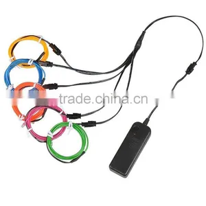 Portable 3V(2*AA-NOT Included)EL Wire Kits thumbnail-1