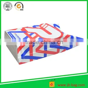 Thick Plastic CLEAR Frosty Die Cut Handle Frosted Gusset Bag Customized thumbnail-6