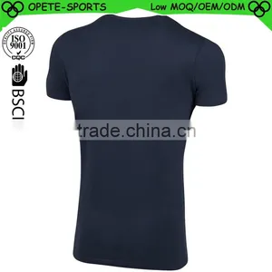 Fit Dry Shirt Mens Shorts Sleeve Running Exercise Workout thumbnail-1