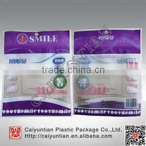 Self Adhesive Head Card Clear Toothpick Bag for Dining Room/restaurant thumbnail-4