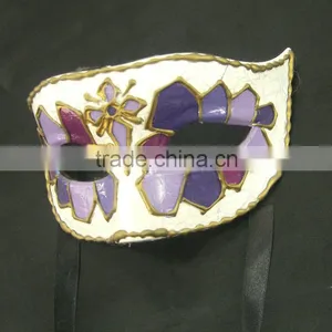 Christmas Beauty Mask Venice Carnival Masquerade Night Club Half Face Mask With Feather for Sale Funny Half Face Mask thumbnail-3