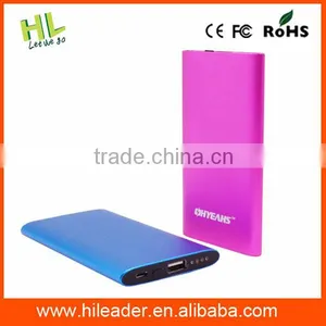 2015 Ultra-thin Metal 5000mah Power Bank 8000mah thumbnail-2