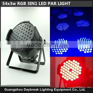 Cheap Price LED Par Light 54x3w RGB 3in1 Wholesale Price Led Par Can Light thumbnail-1