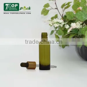 Popular 20ml 30ml Silver Collar Plastic Bottle With Silica Nipple Dropper thumbnail-1