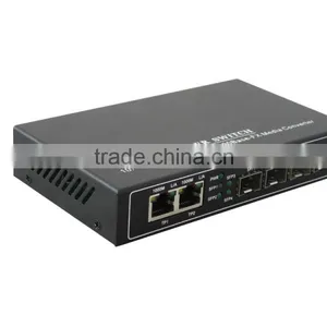 4 Optical 2 Utp Ethernet Media Converter Fiber Switch thumbnail-2