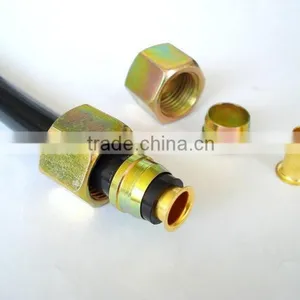 Changrong Free Sample Brass Iron Inserts Nut Sleeve Straight Fitting PU Hose Fitting thumbnail-4