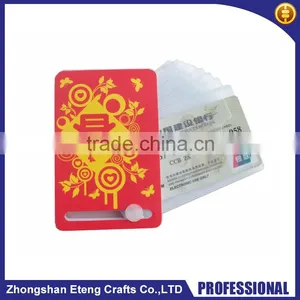 High Defintion Fancy Custom Printing id Printed Card Pouch,business Card Pouch,mutiple Swivel Card Holder thumbnail-1